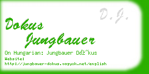 dokus jungbauer business card